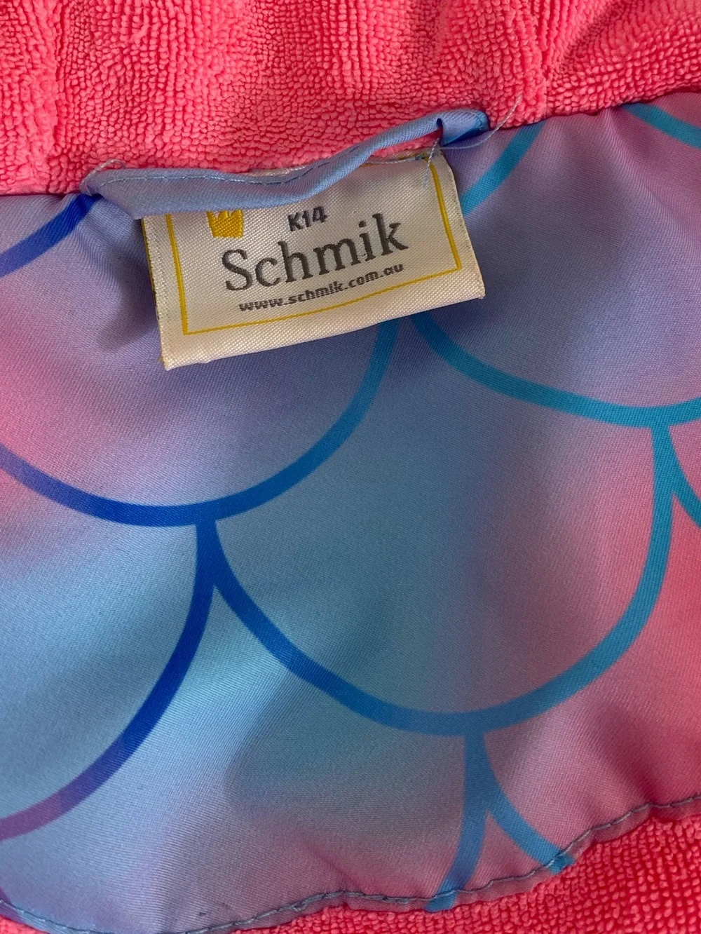 Schmik Mermaid Print Swim Parka Size 14